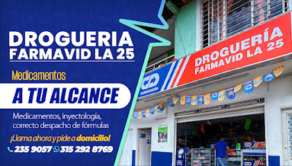 Drogueria Farmavid La 25 Tulua - Medicamentos - Inyectologías - Despacho De Formulas