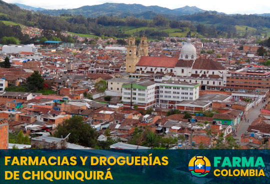 Farmacias y Droquerías de Chiquinquirá, Boyacá, Colombia - Cortesía de Wikimedia