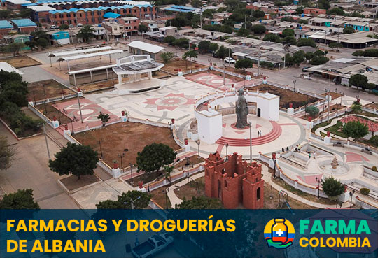 Farmacias y Droquerías de Albania, La Guajira, Colombia - Cortesía de https://guajirasorprendente.com