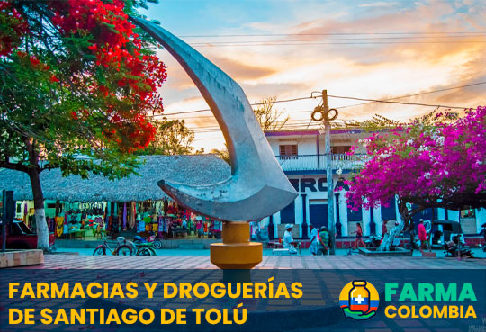 Farmacias y Droquerías de Santiago de Tolú, Sucre, Colombia - Cortesía de https://www.tolucaribe.com